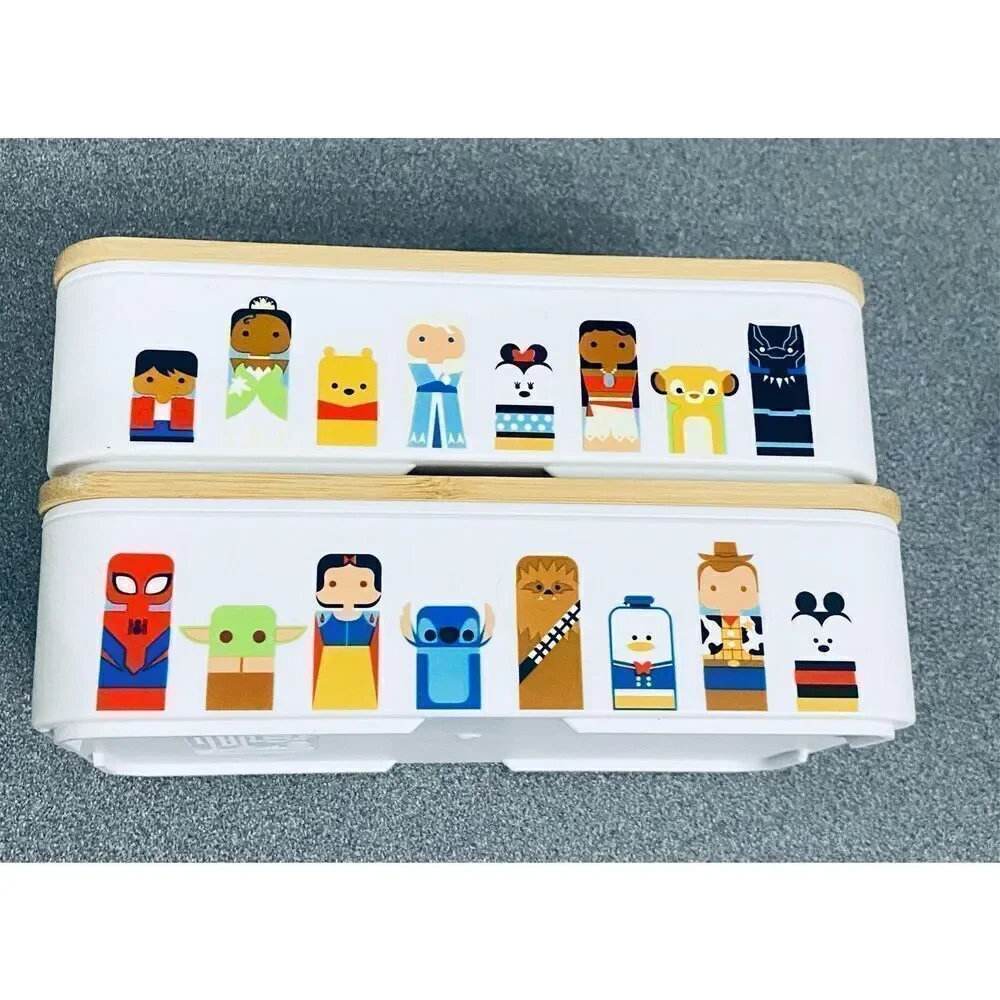 Disney Unified Bento Box Lunch Snack Containers 100 Years